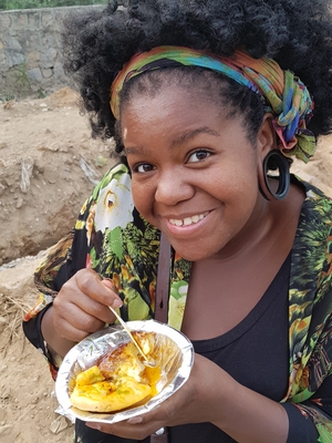 Street food à la sortie du site de Qutb Minar